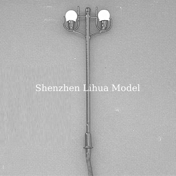 model metal lamppost-----1:100metal yard lamp,scale lamp,architectural model lamp,model materials