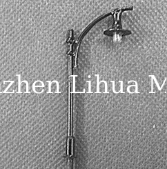 model metal lamp----metal 1:150 yard lamp,scale lamp,architectural model lamp ,model materials