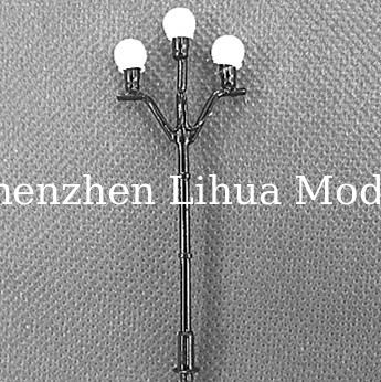 model metal lamp--1:150 yard lamppost,scale lamp, architectural model lamp ,model materials
