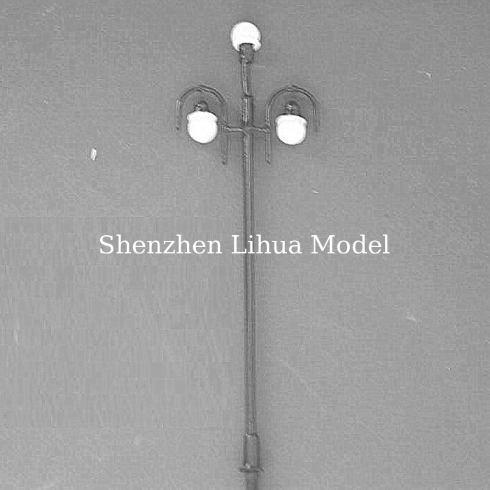 model metal lamp----1:100 yard lamp,scale lamp,architectural model lamp,model materials