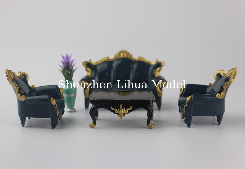 European style sofa--scale model sofa,model furnitures, architectural model materials