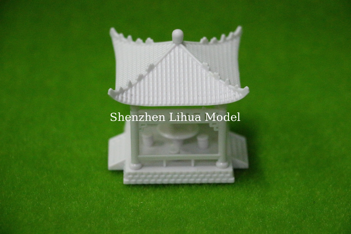 model scale mini pavilion,miniature kiosk gloriette,plastic summerhouse;architectural model stuffs