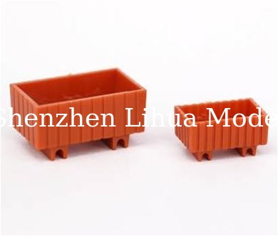 ABS Square rectangular flower bed,model scale sculpture,1:25 plastic flower pots,model stuffs,model accessories