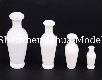 ABS model flower vasses-model scale sculpture,plastic flower potted,model stuffs,mini pot