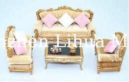 European style model sofa,European scale sofa,model furnitures,architectural model stuffs,lanscape model furnitures