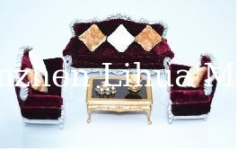 European style model sofa,European scale sofa,model furnitures,architectural model stuffs