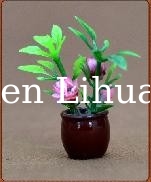 1:25model potted plant--model material,decoration fllower,artificial pot,1:25,3CM potted plant