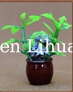 1:20model potted plant--model material,decoration fllower,artificial pot,1:25,3CM potted plant