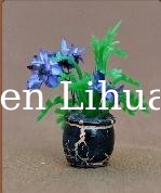 model potted plant--1:20 model material,decoration fllower,artificial pot,1:25,3CM potted plant
