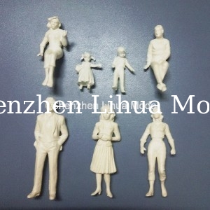 1:25 white figures----scale figure,architectural model people,scale people,G gauge people,ABS figures
