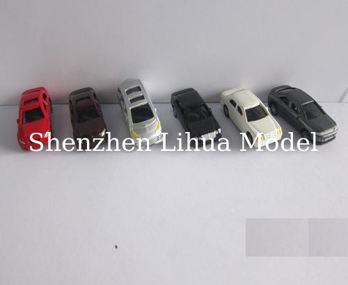 color car (no light), 1/87 miniature scale cars,HO light car,1:87 model no light car,model stuff
