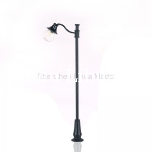 1:87 metal lamppost-----steel light post,scale 1:150 yard lamp,metal light,model lamppost,model lights,metal yard lights