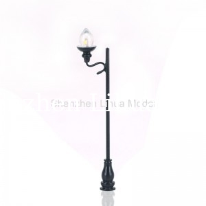 metal lamppost,model steel light post,scale yard lamp,metal lights,1:150 model lamppost,model lights