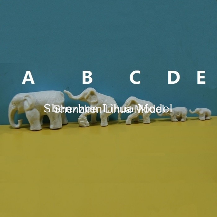 1:25model small elephant---model animal,model scale figure,scale elephants,model stuffs,fake elephants