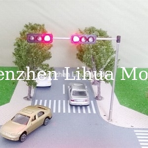 model Mini Traffic Lights,3 aspect signal metal lamppost, model three aspect signal light,metal mini traffic lights
