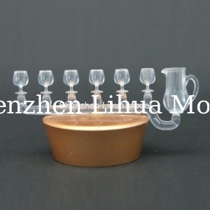 model fake 1:20  wine cup,miniature plastic wine cup,architectural model cup,model accessorries