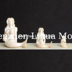 fake mermaid sculpture,plastic model sculpture,doll house decoration,model accessories
