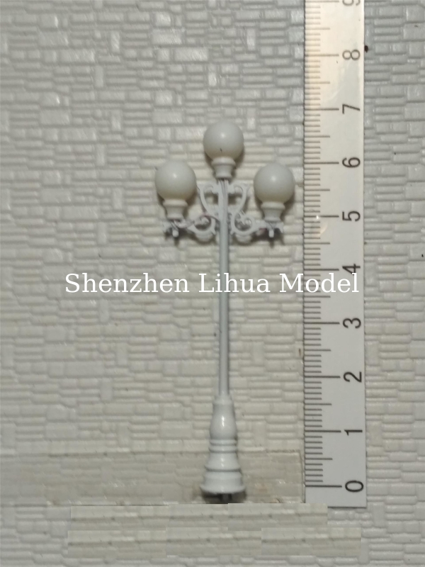 metal lamppost,steel light post,scale 1:150 yard lamp,metal light,model lamppost,model lights,metal yard lights