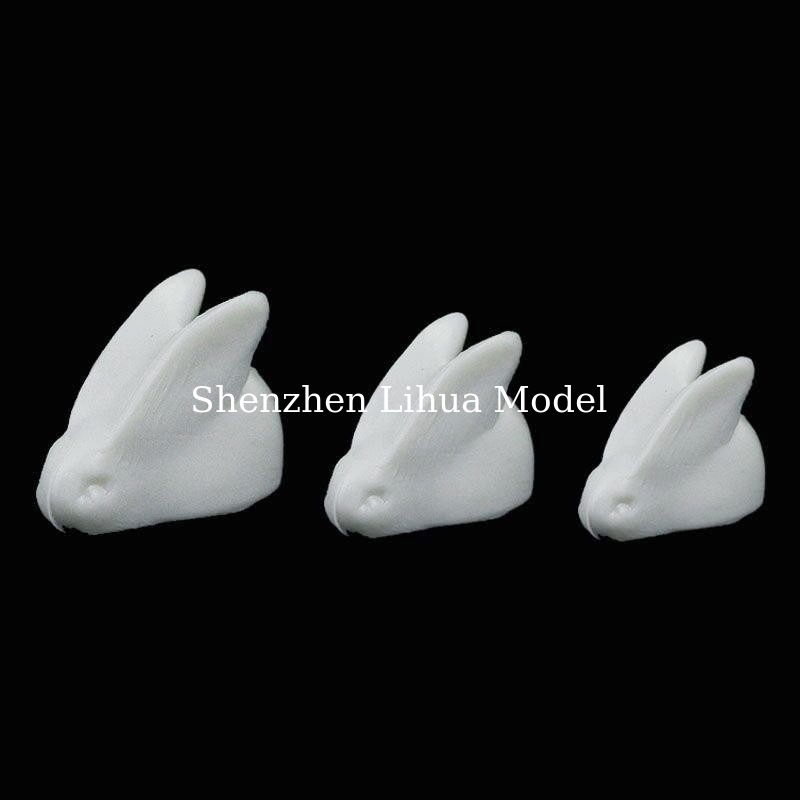 model fake rabbit---scale mini rabbit,model animals,model scale figures,scale white rabbit,model stuffs,fake rabbit