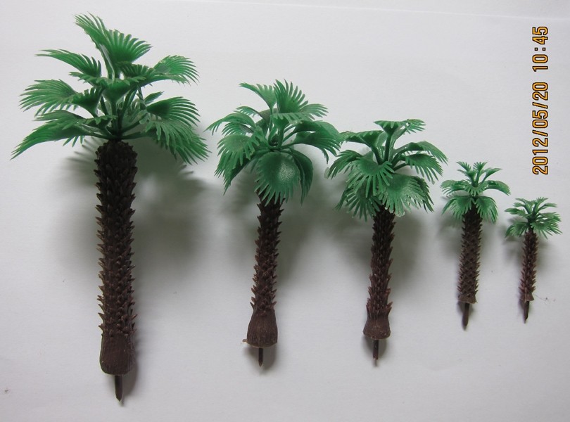 1200 scale palm artificial trees,miniature scale palm tree,fake mini