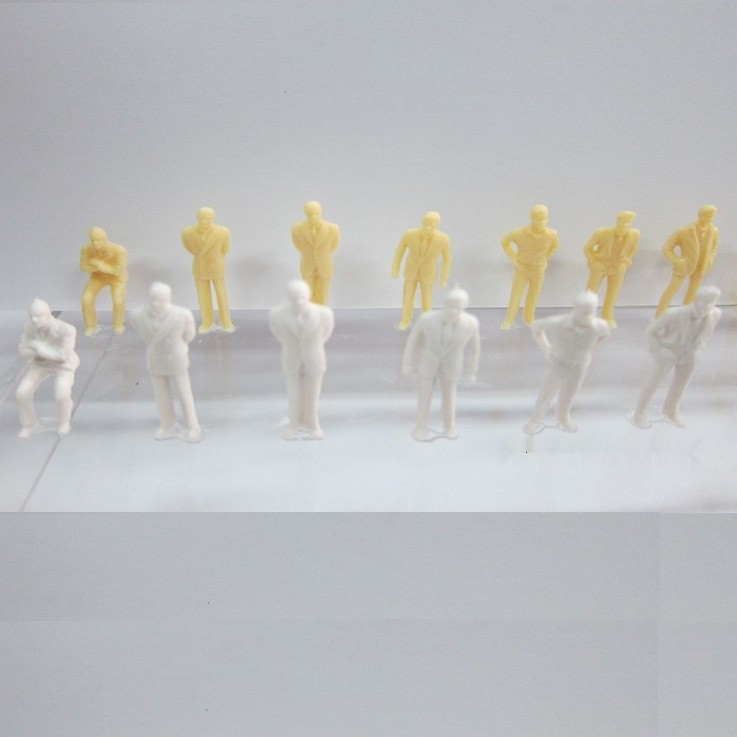 150 white figure,scale people,architectural model people,unpainted
