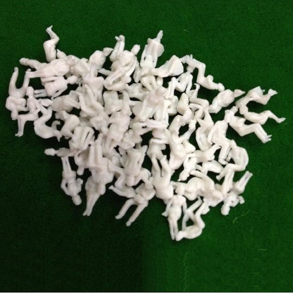 1:150 seated white figures-scale figure,architectural model people,unpainted figures,white figures,model people